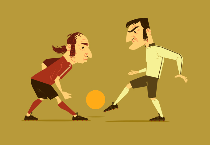 Two Men Soccer